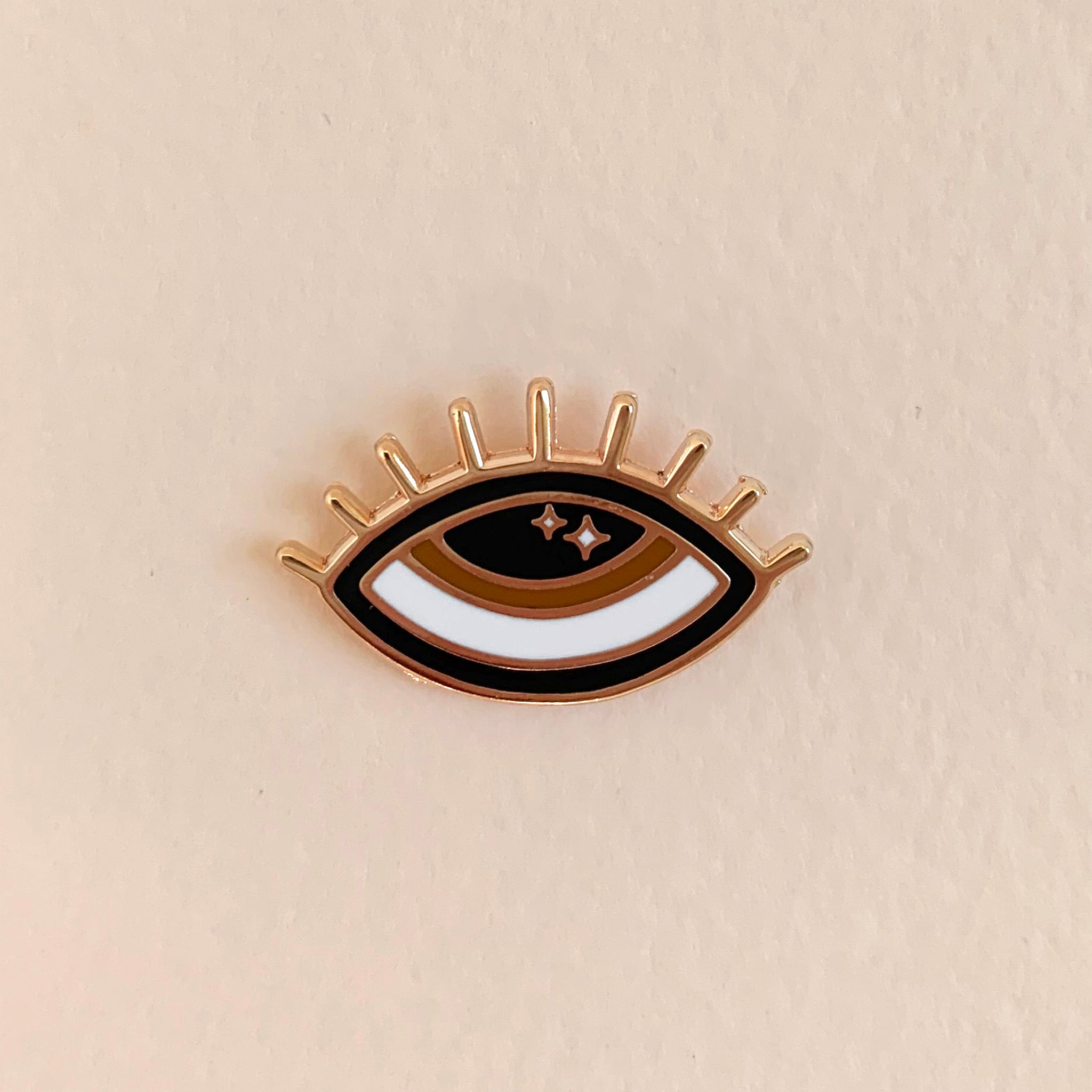 Enamel Pin, "Third Eye in Brown"