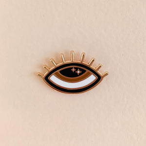 Enamel Pin, "Third Eye in Brown"