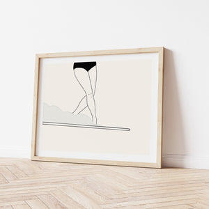 One, Two Step | Surf Art Print