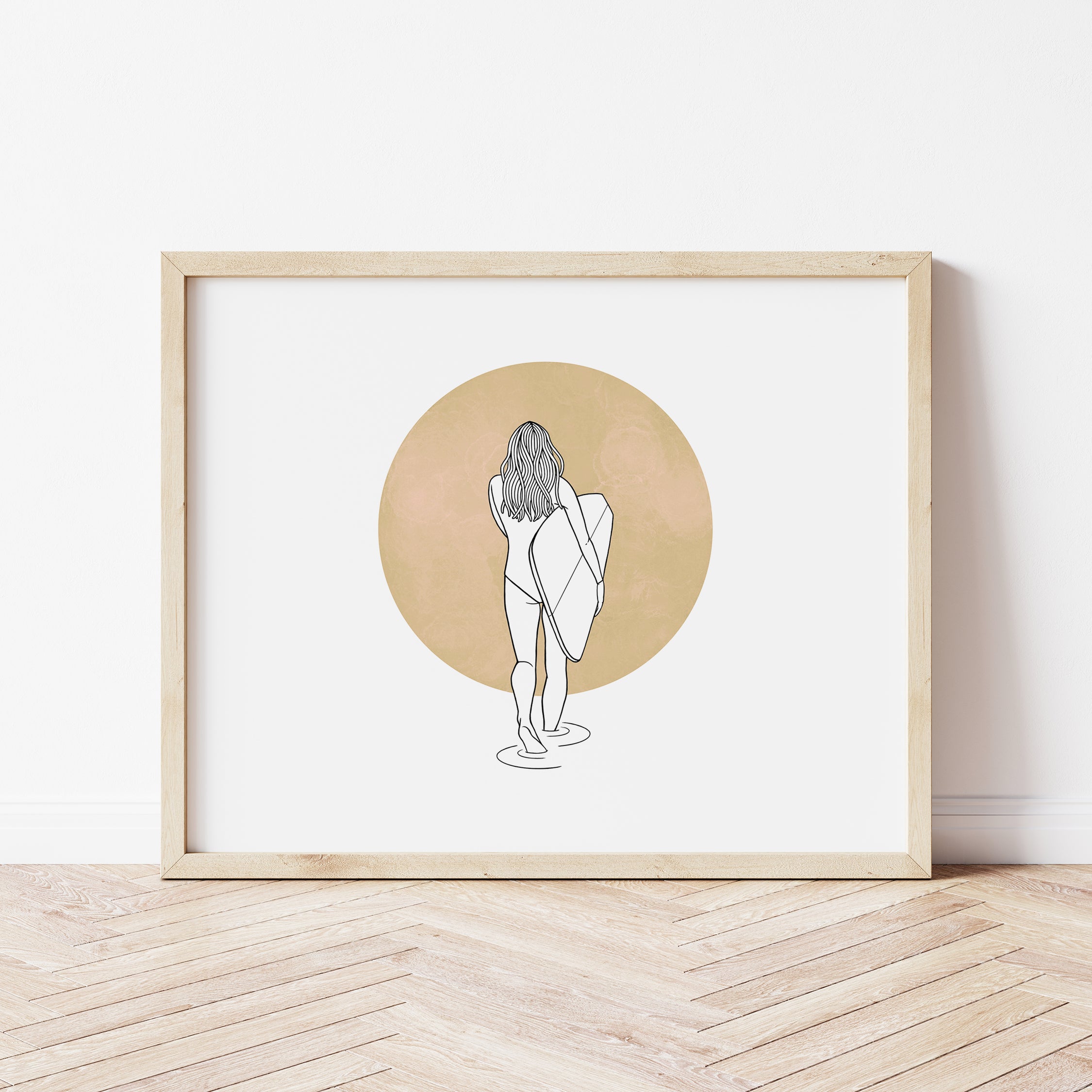Her Moon | Surf Art Print