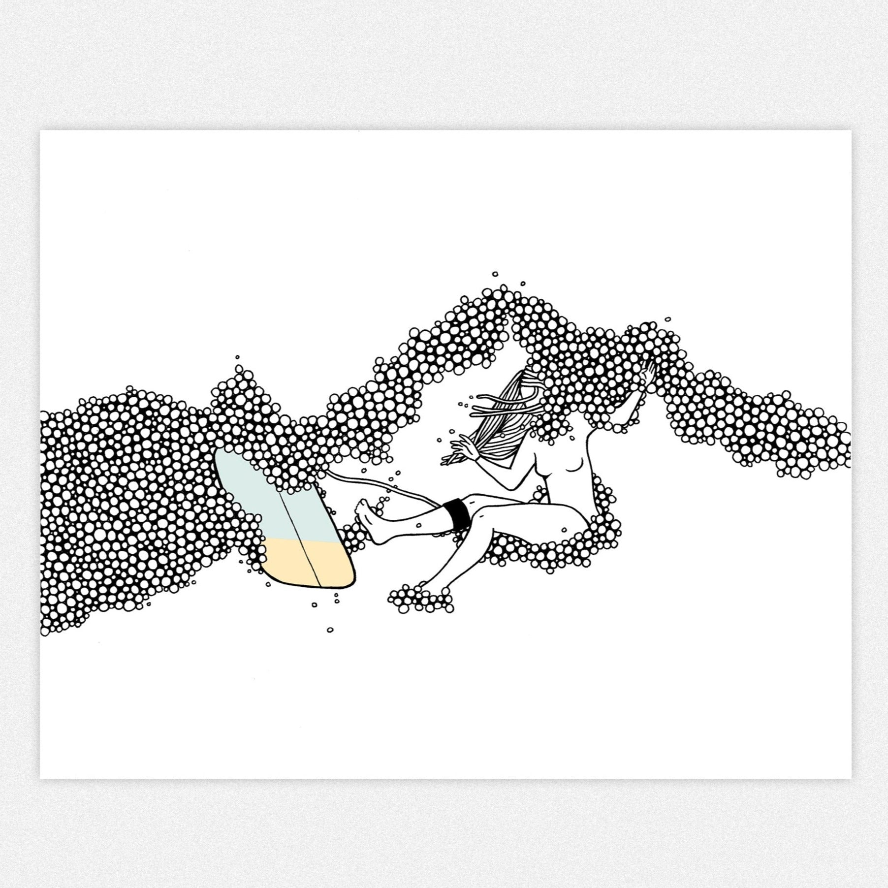 Wipeouts | A Pair of Surf Art Prints