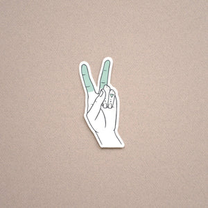 Hand Art Sticker, "Peace"