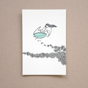 Surf Art Postcard, "Big Air"