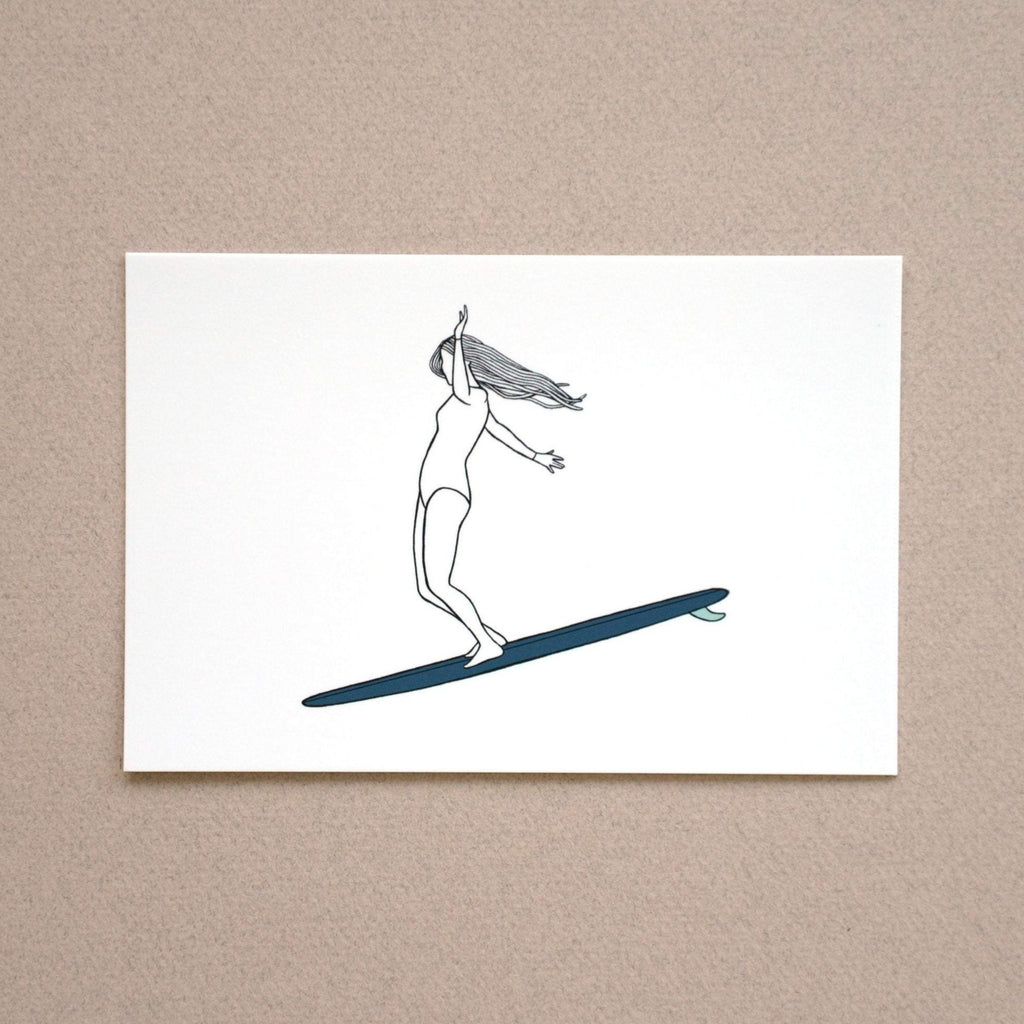 Surf Art Postcard, "Cruisin"