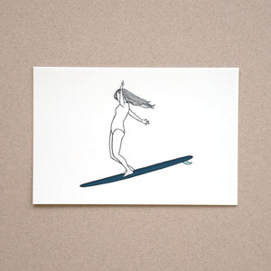 Surf Art Postcard, "Cruisin"